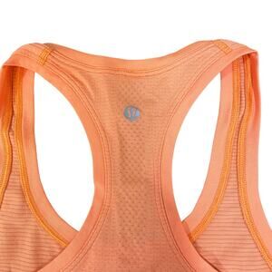 Lululemon Women's Swiftly Tank Racerback Tank Top 2.0 Orange Sz 2